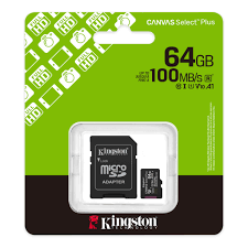 	SCHEDA DI MEMORIA MICRO SDXC KINGSTON 64GB